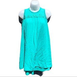 Linen blend xhilaration mini dress